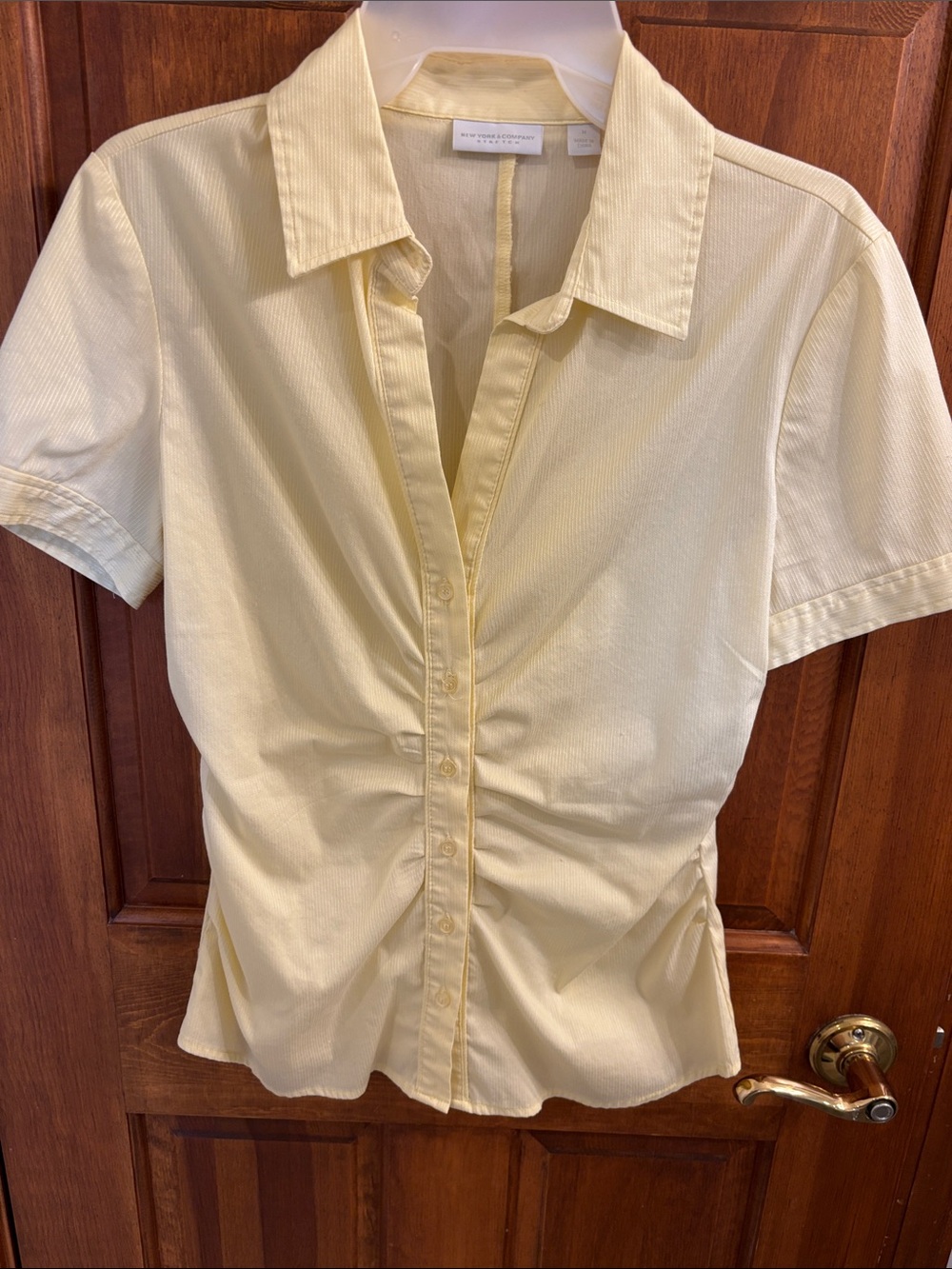 Yellow blouse